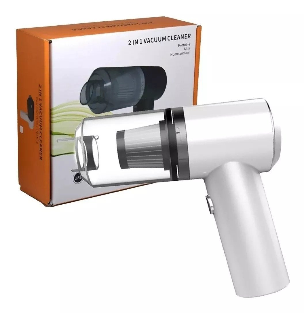 🔋 Aspiradora portátil 2 en 1 recargable