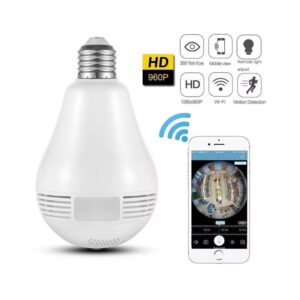 Camara De Seguridad Wifi Tipo Bombillo