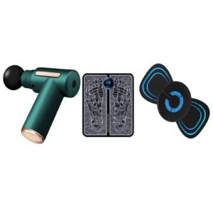 💪 Masajeador de Percusión para Músculos + Cuello + Tapete